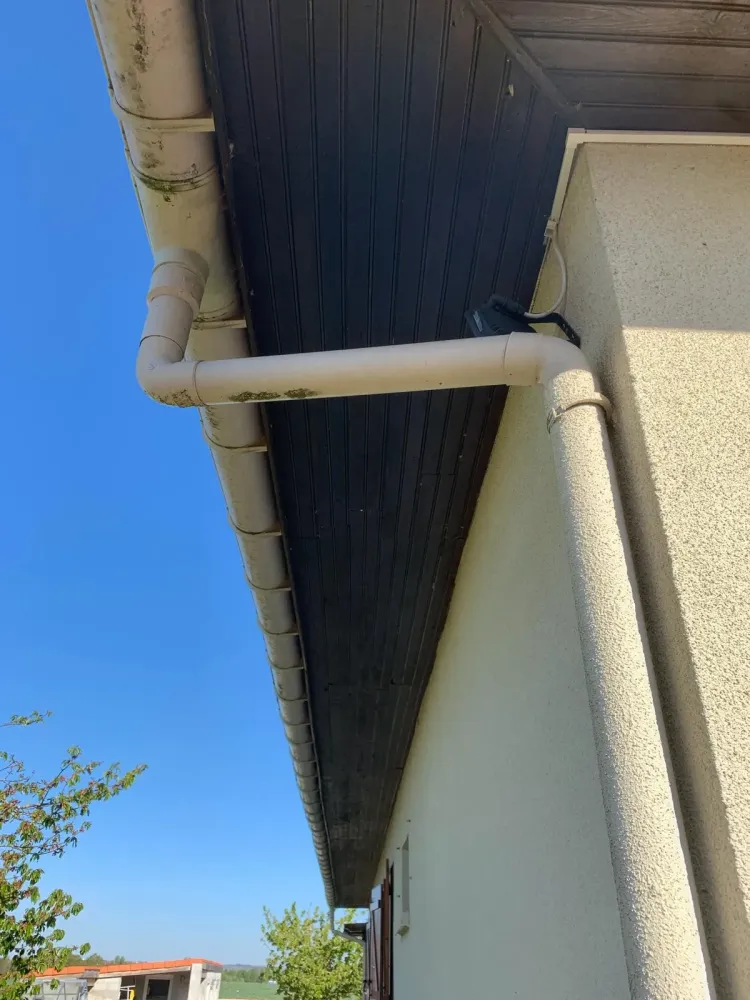 Nettoyage de gouttière Avant