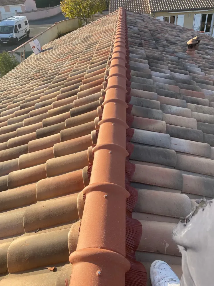 Remplacement de faitage